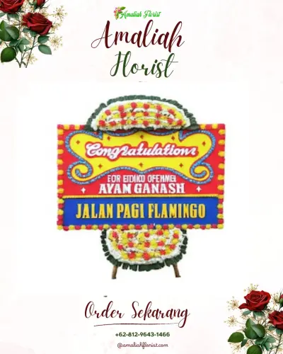 Bunga Papan Congratulation di Bumi Waras